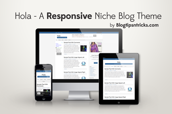 Hola Responsive Blogger Theme Demo
